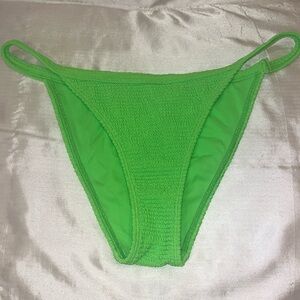 pacsun neon green bikini bottoms